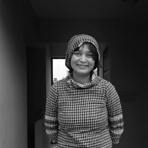 Nova Ahmed nova standing and smiling