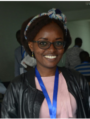 Rita Mwende, Final year Master of Science student in Condensed Matter Physics University of Nairobi.
